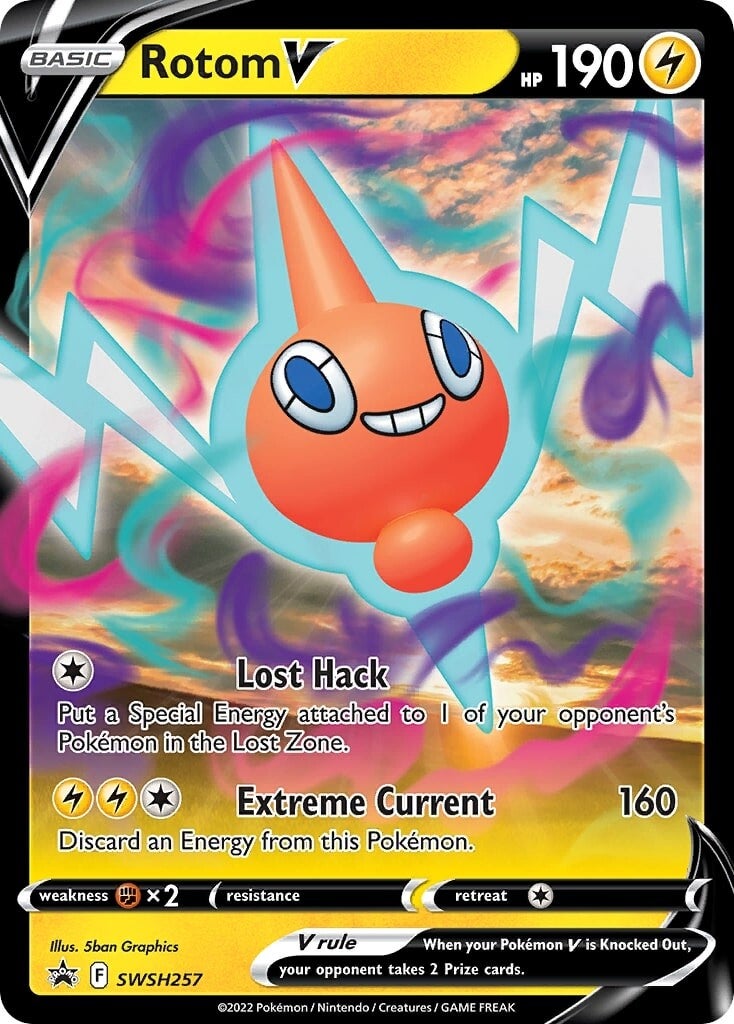 Rotom V (SWSH257) [Sword & Shield: Black Star Promos] | Game Master's Emporium (The New GME)