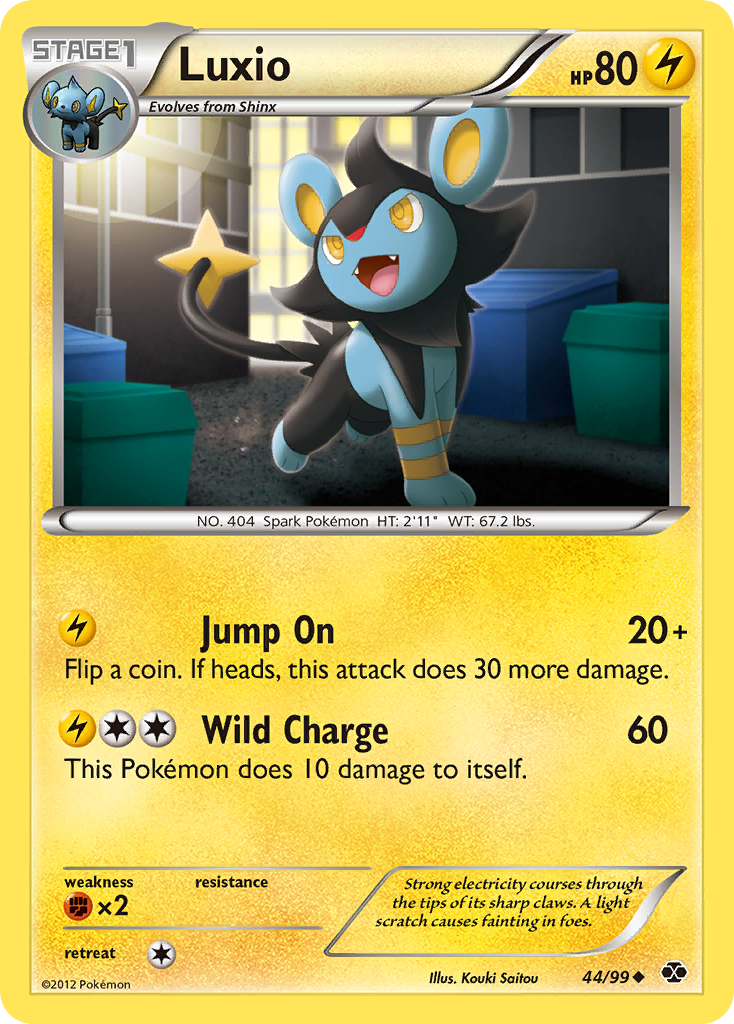 Luxio (44/99) [Black & White: Next Destinies] | Game Master's Emporium (The New GME)