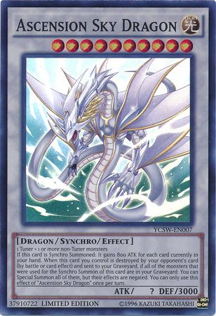 Ascension Sky Dragon [YCSW-EN007] Super Rare | Game Master's Emporium (The New GME)
