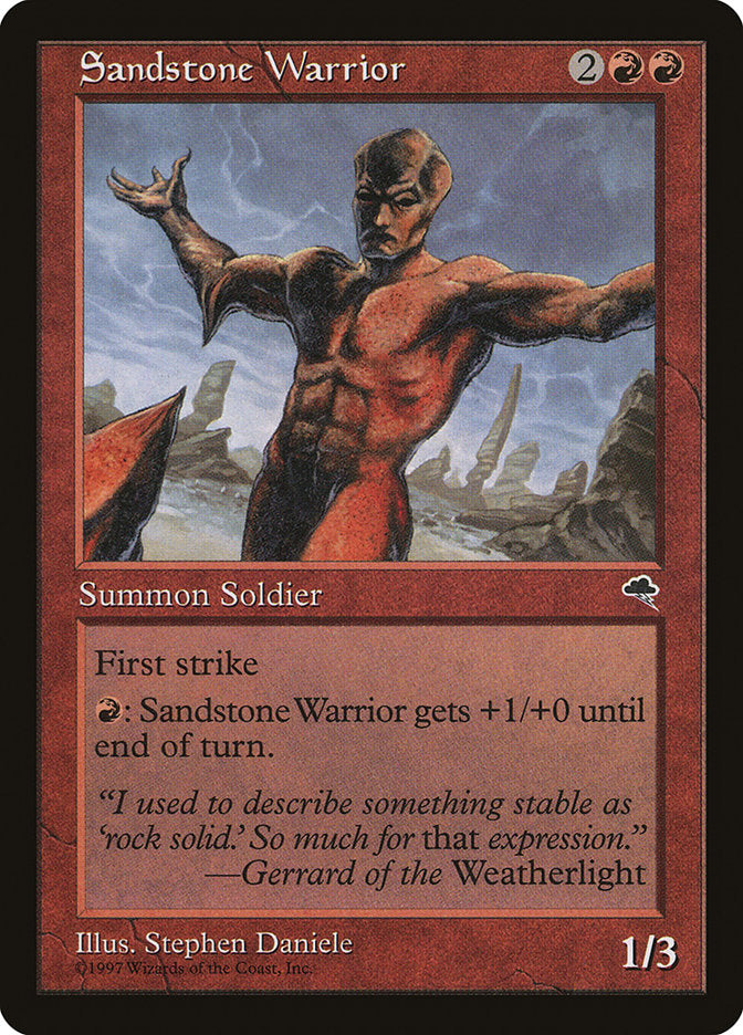 Sandstone Warrior [Tempest] | Game Master's Emporium (The New GME)