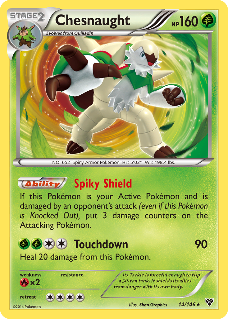 Chesnaught (14/146) [XY: Base Set] | Game Master's Emporium (The New GME)