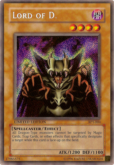 Lord of D. [BPT-004] Secret Rare | Game Master's Emporium (The New GME)