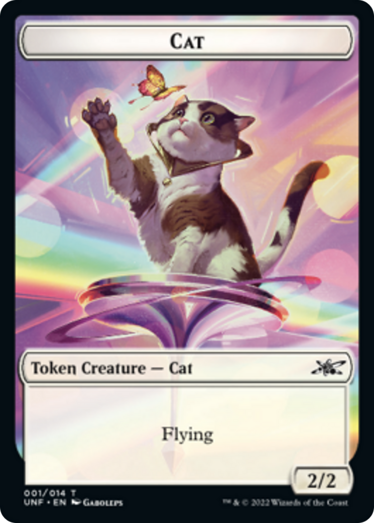 Cat // Food (11) Double-Sided Token [Unfinity Tokens] | Game Master's Emporium (The New GME)