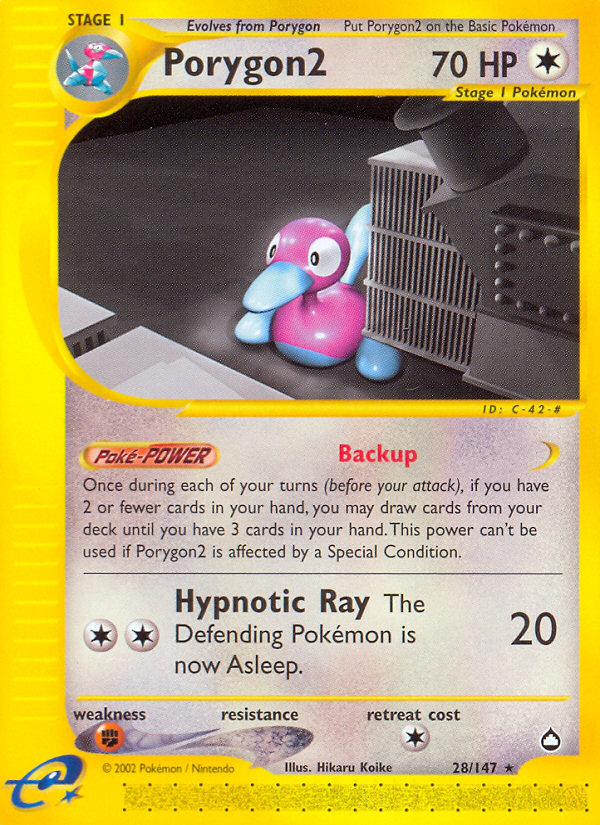 Porygon2 (28/147) [Aquapolis] | Game Master's Emporium (The New GME)