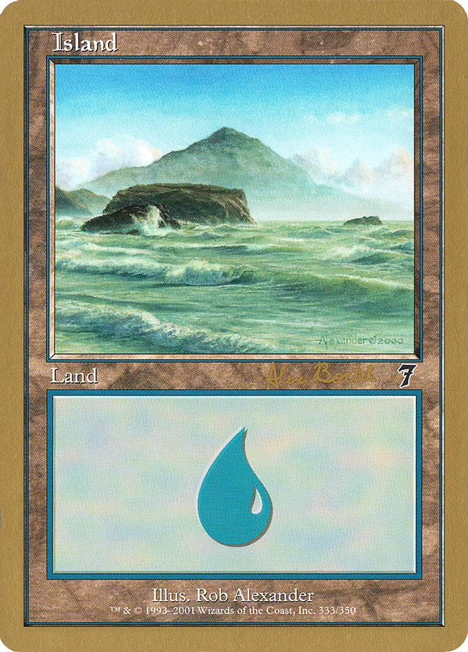 Island (ab333) (Alex Borteh) [World Championship Decks 2001] | Game Master's Emporium (The New GME)