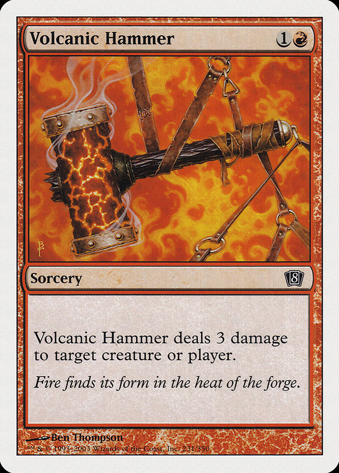 Volcanic Hammer [Eighth Edition] | Game Master's Emporium (The New GME)