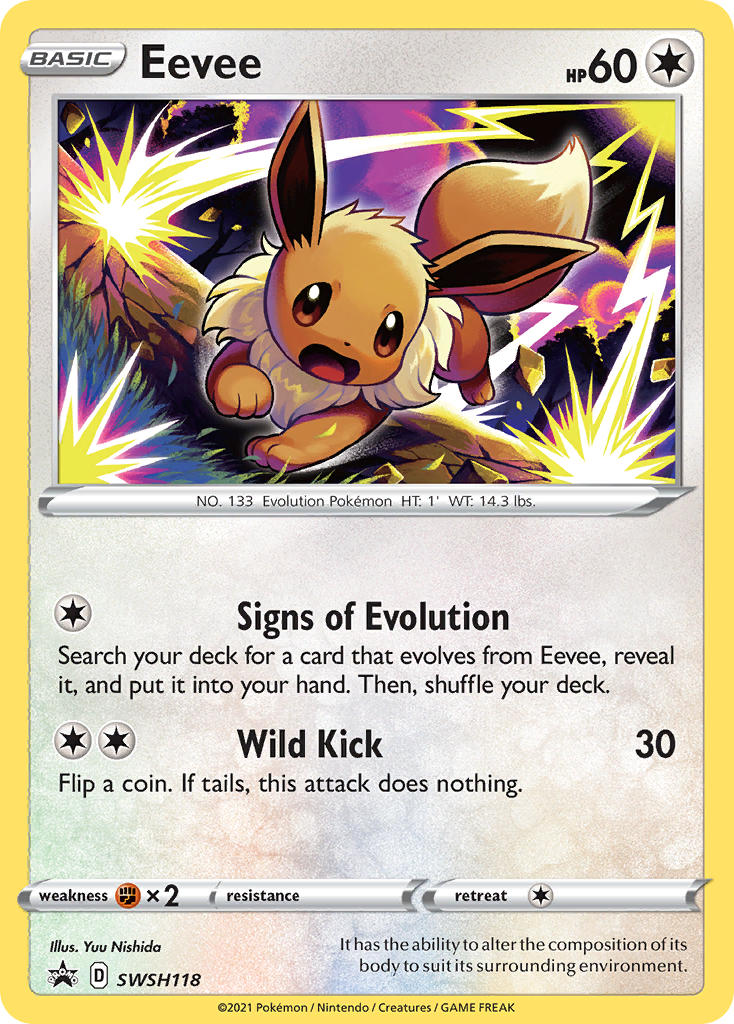 Eevee (SWSH118) [Sword & Shield: Black Star Promos] | Game Master's Emporium (The New GME)
