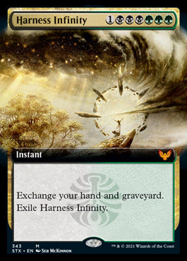 Harness Infinity (Extended Art) [Strixhaven: School of Mages] | Game Master's Emporium (The New GME)