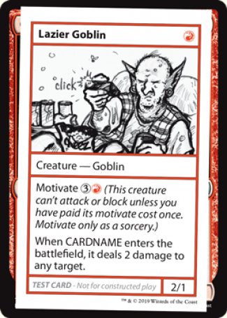 Lazier Goblin (2021 Edition) [Mystery Booster Playtest Cards] | Game Master's Emporium (The New GME)