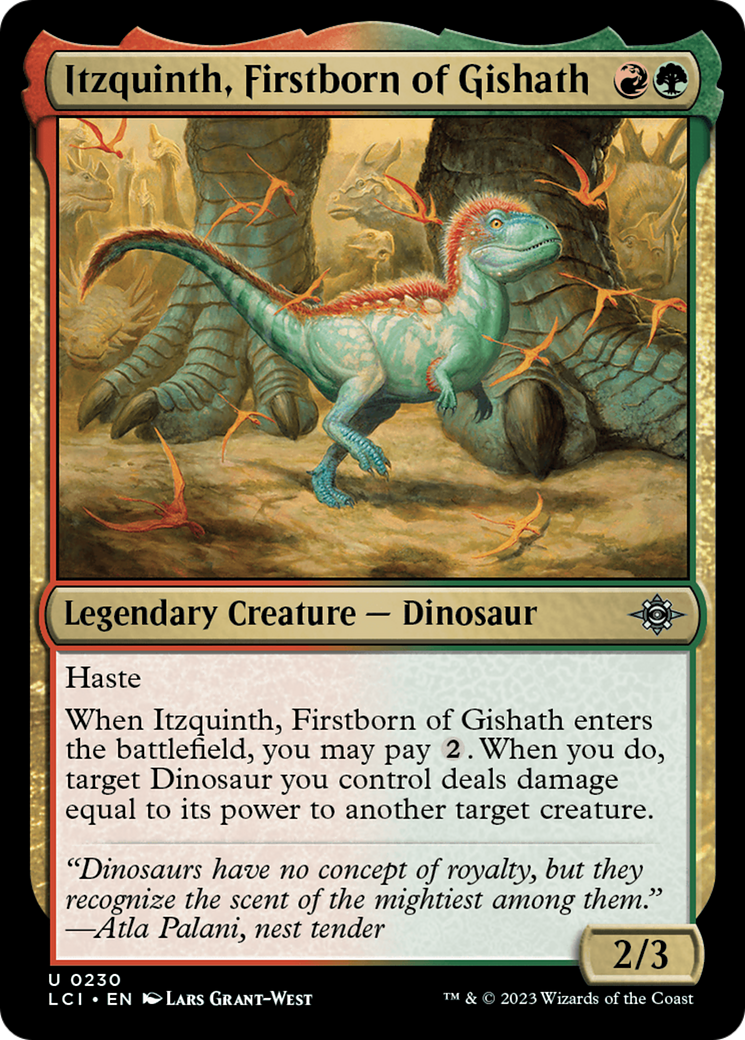 Itzquinth, Firstborn of Gishath [The Lost Caverns of Ixalan] | Game Master's Emporium (The New GME)