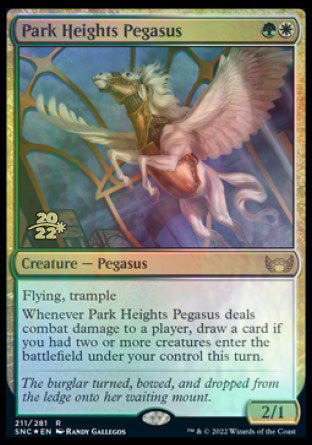 Park Heights Pegasus [Streets of New Capenna Prerelease Promos] | Game Master's Emporium (The New GME)