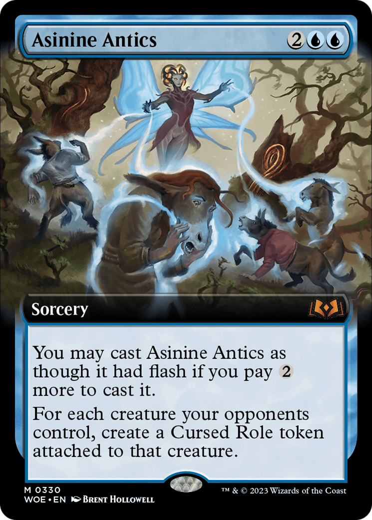 Asinine Antics (Extended Art) [Wilds of Eldraine] | Game Master's Emporium (The New GME)