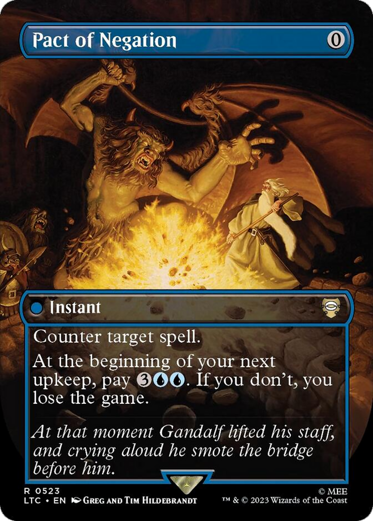 Pact of Negation (Borderless) [The Lord of the Rings: Tales of Middle-Earth Commander] | Game Master's Emporium (The New GME)