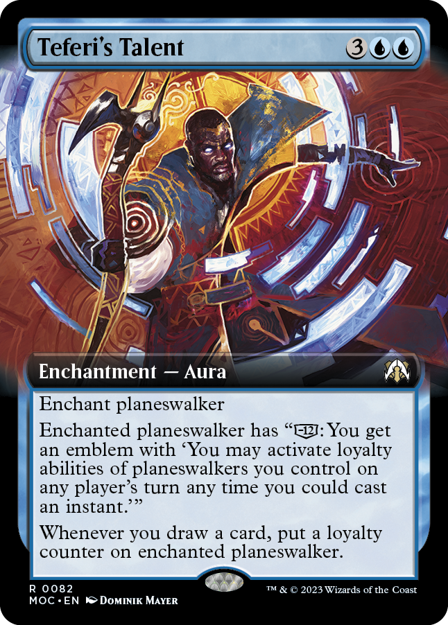 Teferi's Talent (Extended Art) [March of the Machine Commander] | Game Master's Emporium (The New GME)