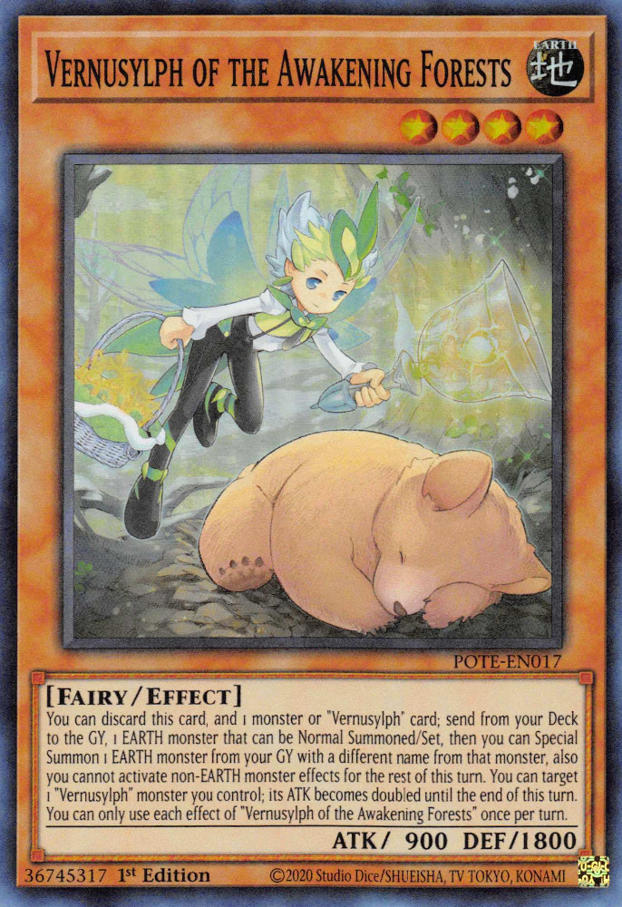 Vernusylph of the Awakening Forests [POTE-EN017] Super Rare | Game Master's Emporium (The New GME)