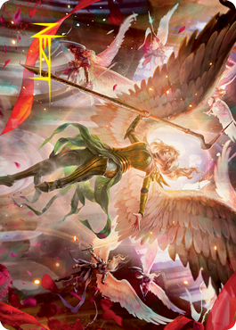 Sigarda's Summons Art Card (Gold-Stamped Signature) [Innistrad: Crimson Vow Art Series] | Game Master's Emporium (The New GME)