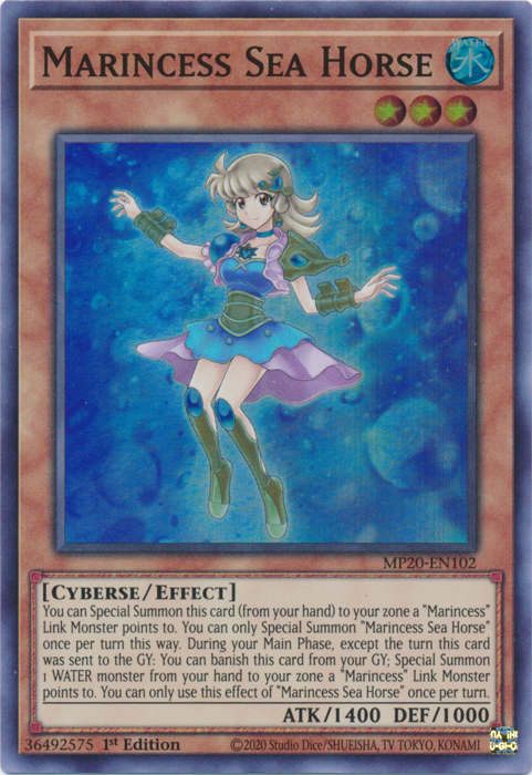 Marincess Sea Horse [MP20-EN102] Super Rare | Game Master's Emporium (The New GME)
