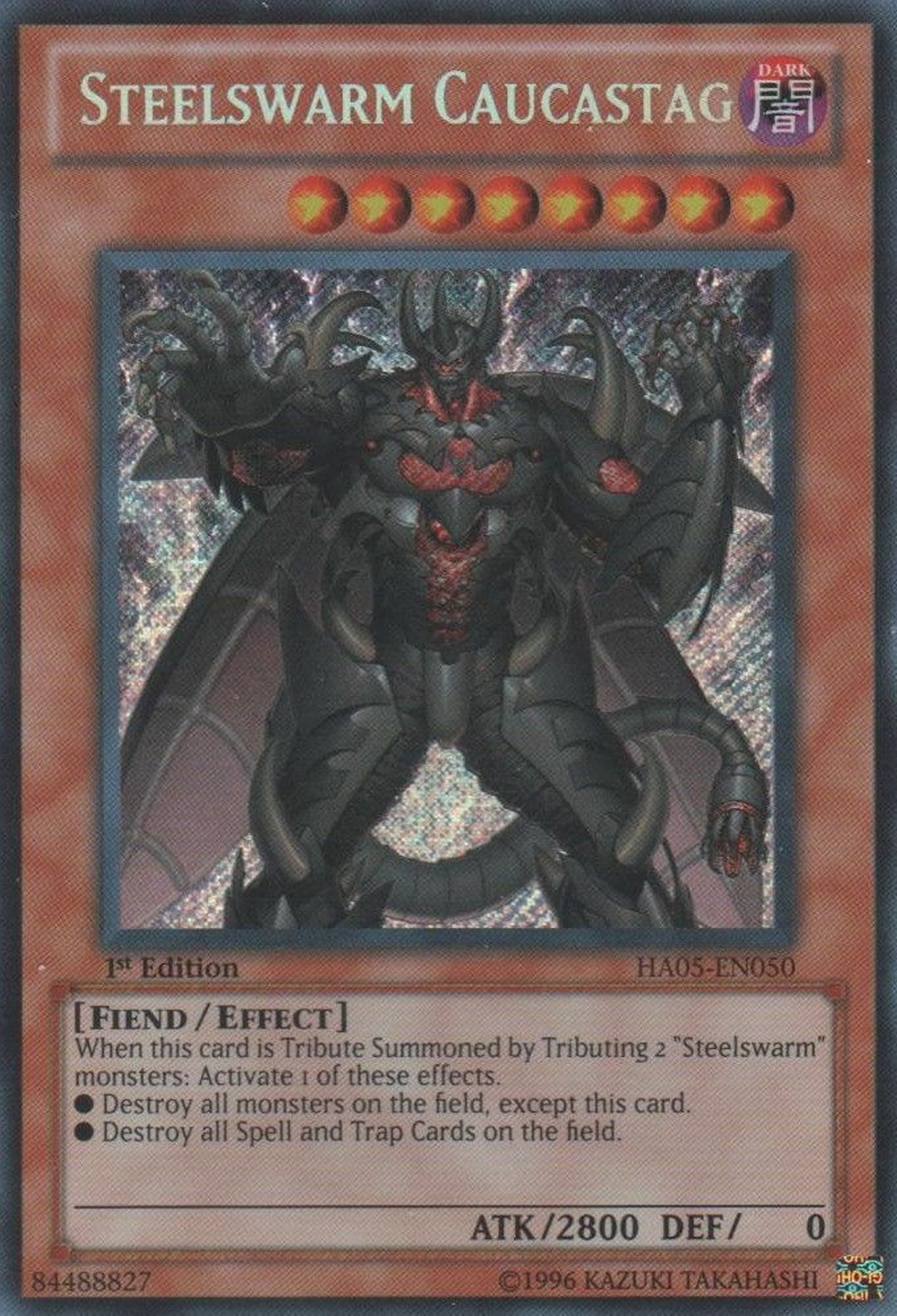 Steelswarm Caucastag [HA05-EN050] Secret Rare | Game Master's Emporium (The New GME)