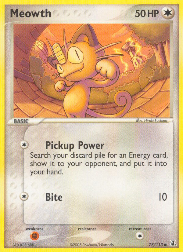 Meowth (77/113) [EX: Delta Species] | Game Master's Emporium (The New GME)