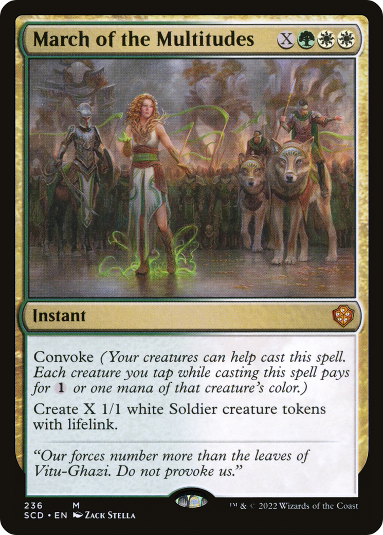 March of the Multitudes [Starter Commander Decks] | Game Master's Emporium (The New GME)