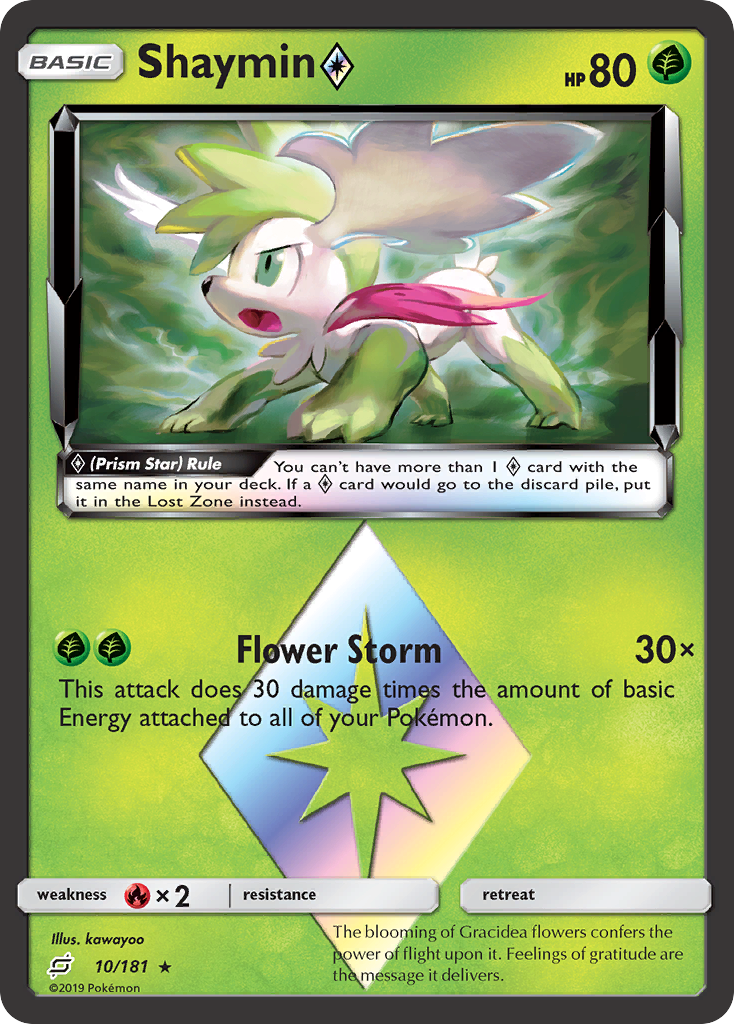 Shaymin (10/181) (Prism Star) [Sun & Moon: Team Up] | Game Master's Emporium (The New GME)