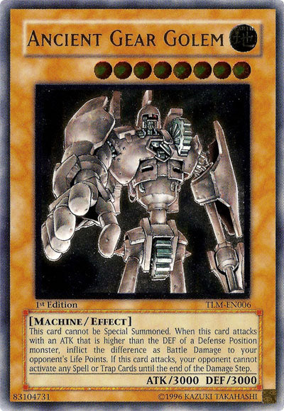 Ancient Gear Golem [TLM-EN006] Ultimate Rare | Game Master's Emporium (The New GME)