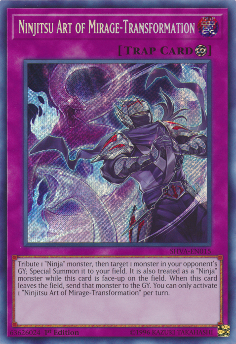 Ninjitsu Art of Mirage-Transformation [SHVA-EN015] Secret Rare | Game Master's Emporium (The New GME)