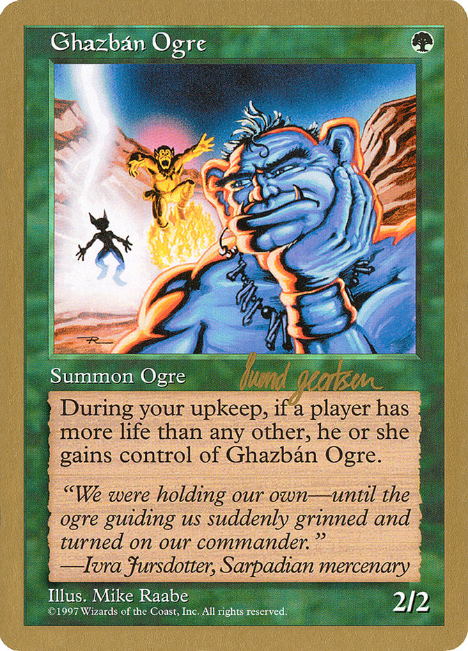 Ghazban Ogre (Svend Geertsen) [World Championship Decks 1997] | Game Master's Emporium (The New GME)