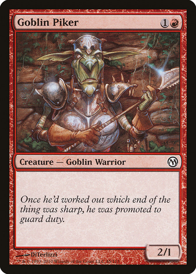 Goblin Piker [Duels of the Planeswalkers] | Game Master's Emporium (The New GME)