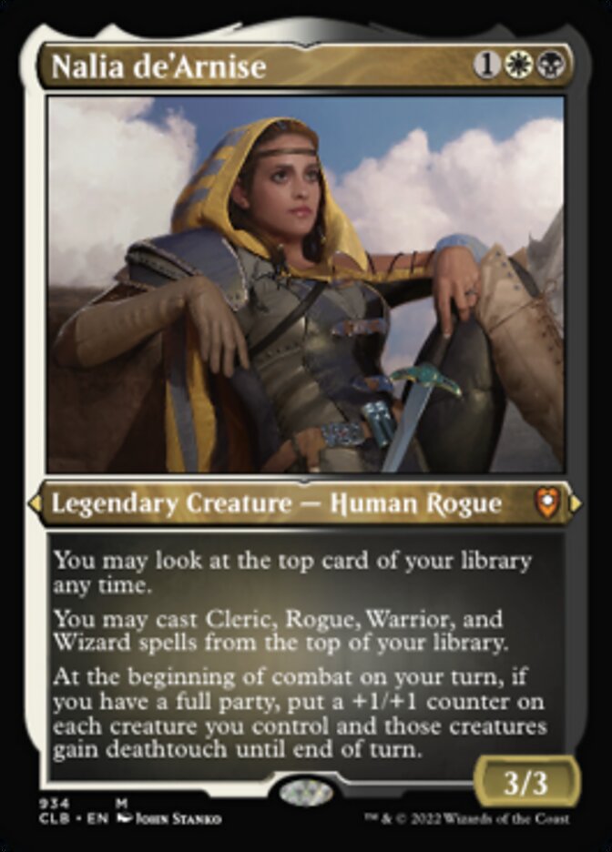Nalia de'Arnise (Display Commander) (Foil Etched) [Commander Legends: Battle for Baldur's Gate] | Game Master's Emporium (The New GME)