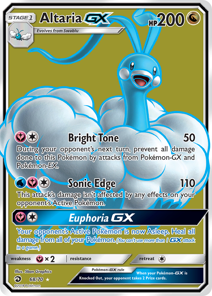 Altaria GX (68/70) [Sun & Moon: Dragon Majesty] | Game Master's Emporium (The New GME)