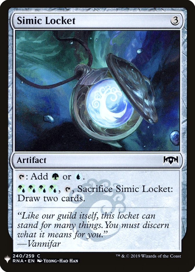 Simic Locket [Mystery Booster] | Game Master's Emporium (The New GME)