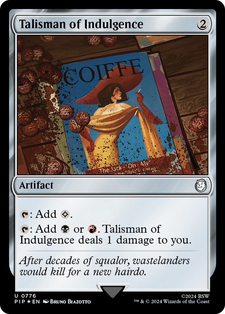 Talisman of Indulgence (Surge Foil) [Fallout] | Game Master's Emporium (The New GME)