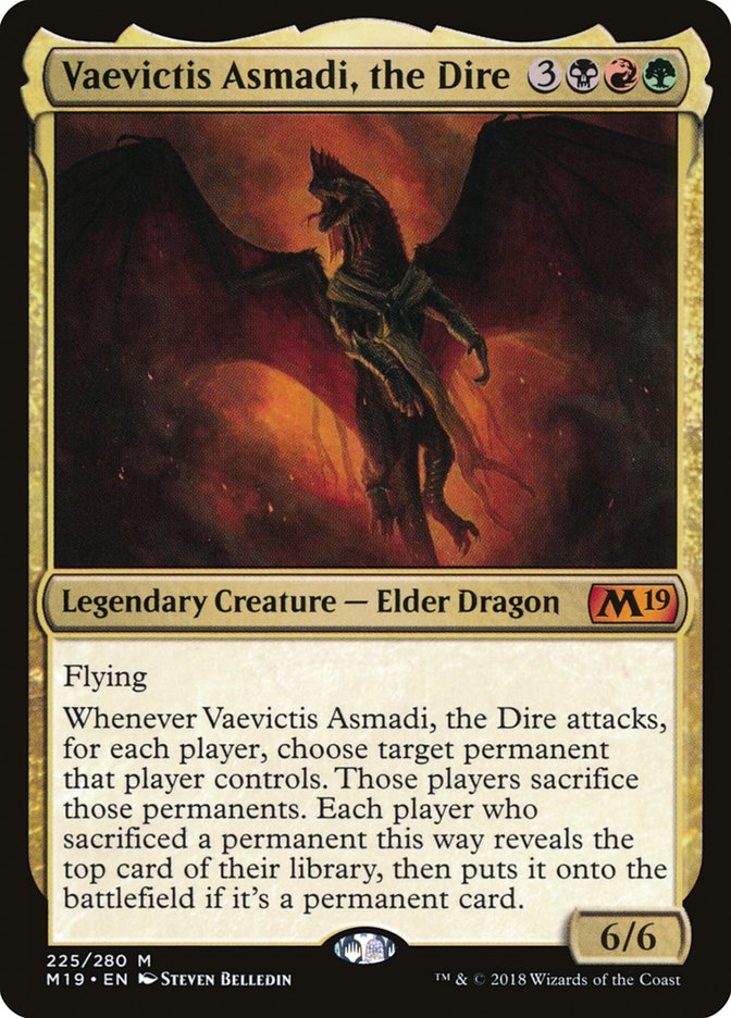 Vaevictis Asmadi, the Dire [Core Set 2019] | Game Master's Emporium (The New GME)