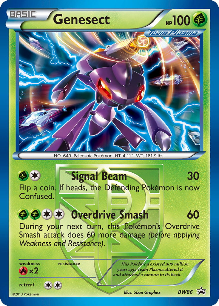 Genesect (BW86) (Team Plasma) [Black & White: Black Star Promos] | Game Master's Emporium (The New GME)