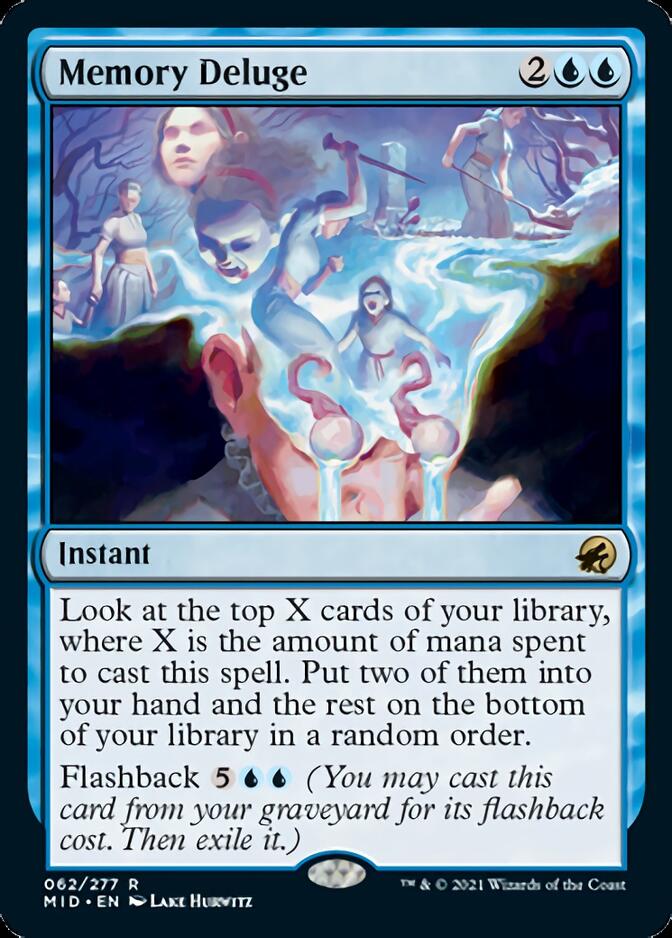 Memory Deluge [Innistrad: Midnight Hunt] | Game Master's Emporium (The New GME)