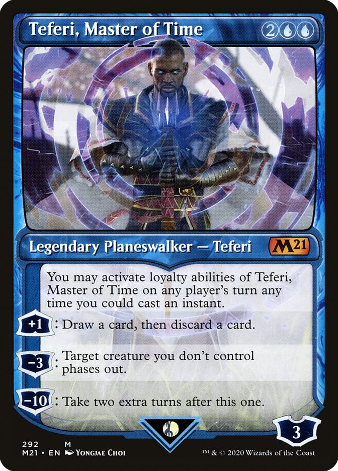 Teferi, Master of Time (Showcase) (292) [Core Set 2021] | Game Master's Emporium (The New GME)