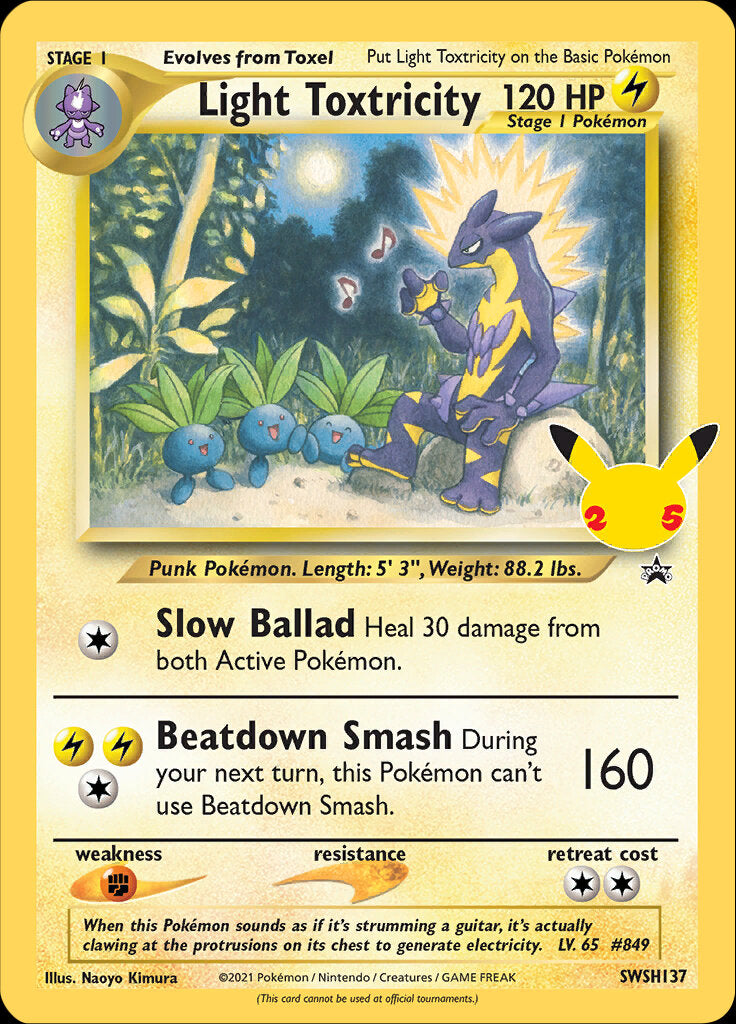 Light Toxtricity (SWSH137) (Jumbo Card) [Sword & Shield: Black Star Promos] | Game Master's Emporium (The New GME)