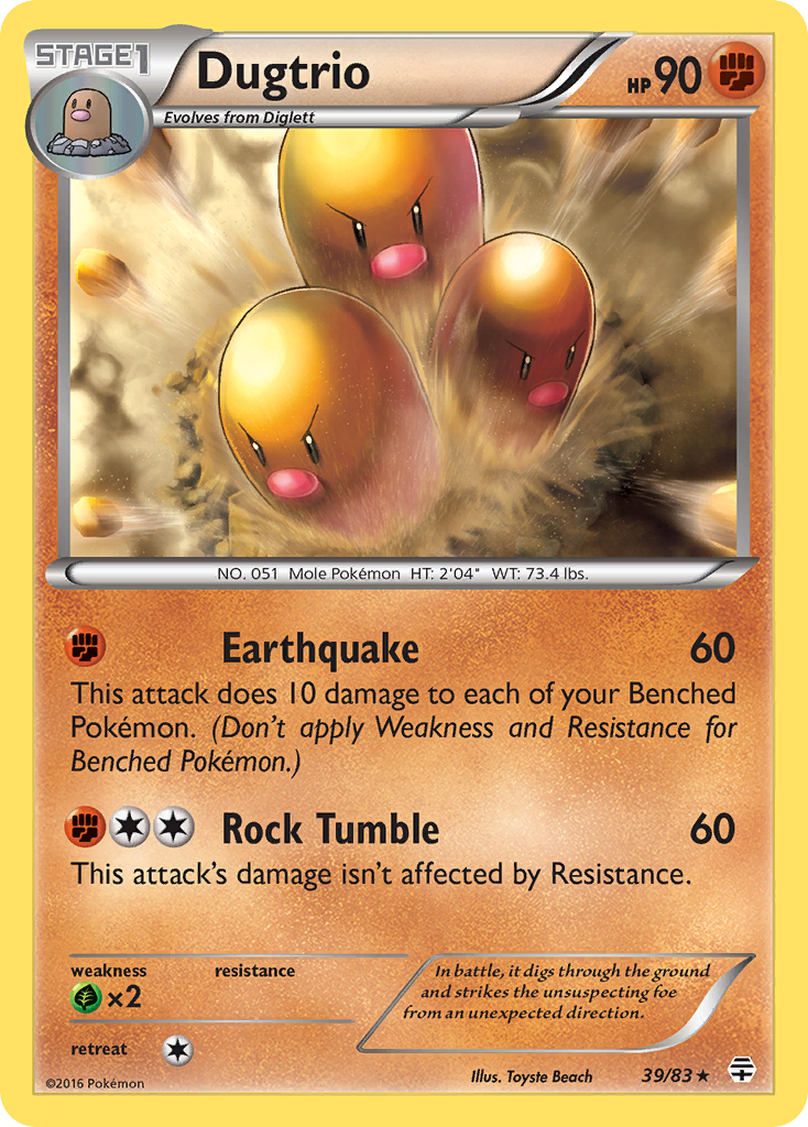 Dugtrio (39/83) [XY: Generations] | Game Master's Emporium (The New GME)