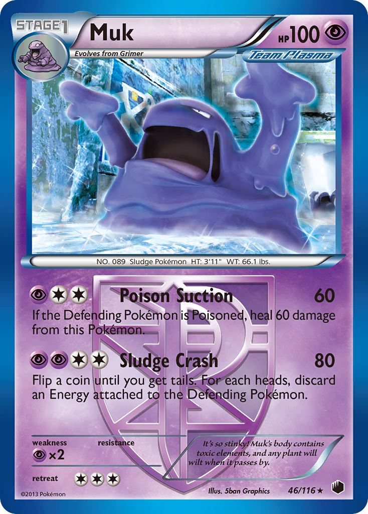 Muk (46/116) [Black & White: Plasma Freeze] | Game Master's Emporium (The New GME)