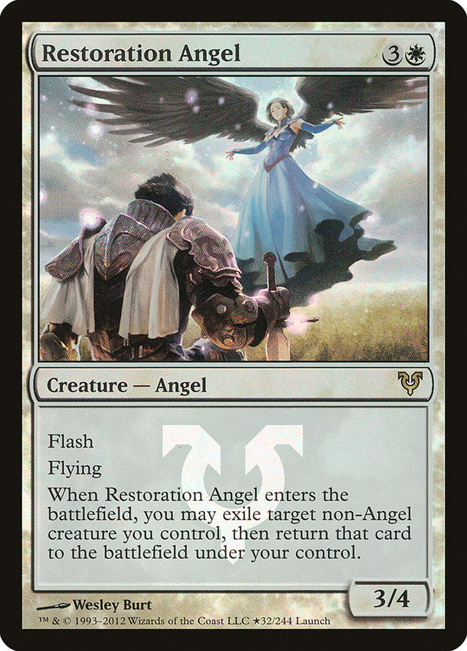 Restoration Angel (Launch) [Avacyn Restored Prerelease Promos] | Game Master's Emporium (The New GME)