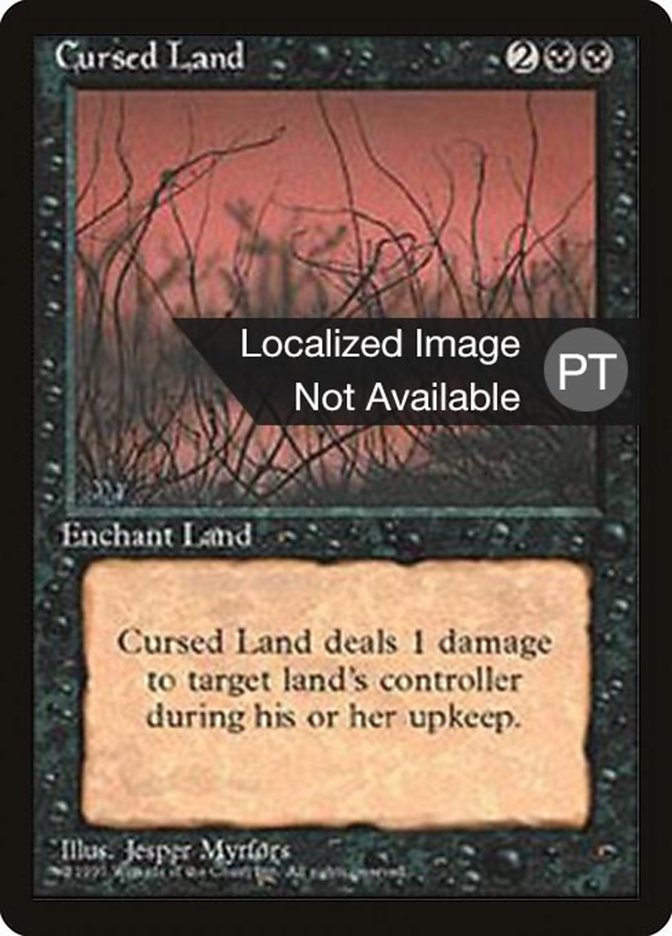 Cursed Land [Fourth Edition (Foreign Black Border)] | Game Master's Emporium (The New GME)