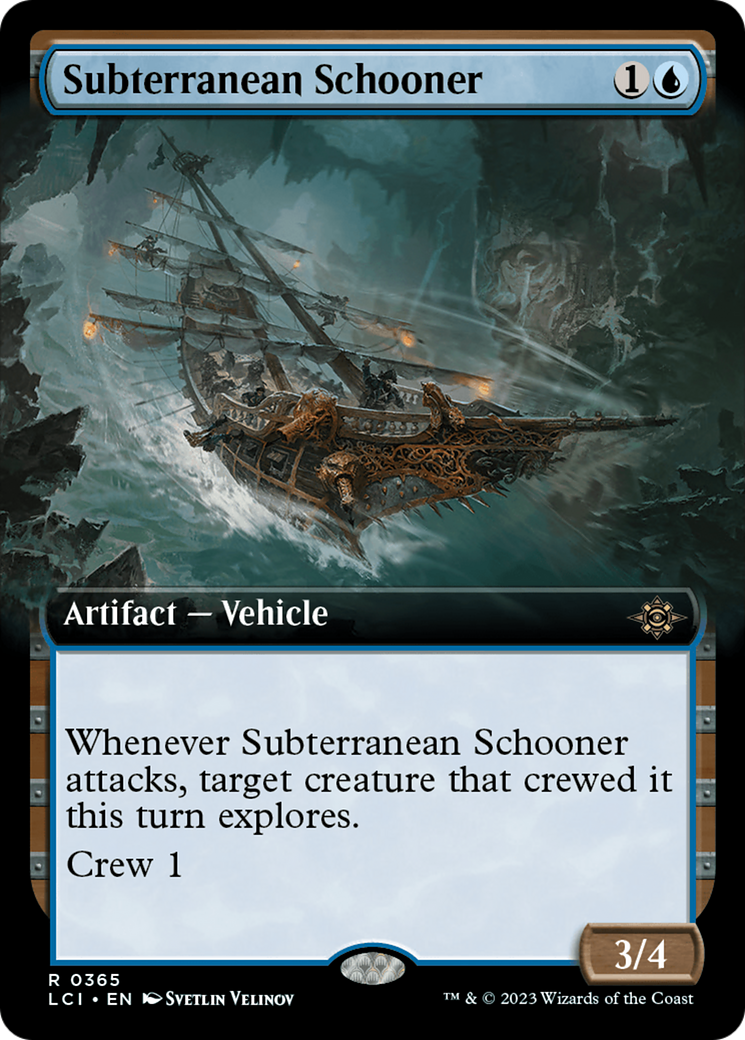 Subterranean Schooner (Extended Art) [The Lost Caverns of Ixalan] | Game Master's Emporium (The New GME)