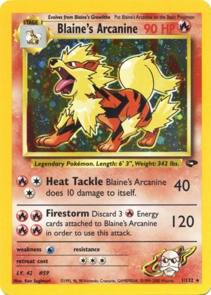 Blaine's Arcanine (1/132) [Gym Challenge Unlimited] | Game Master's Emporium (The New GME)