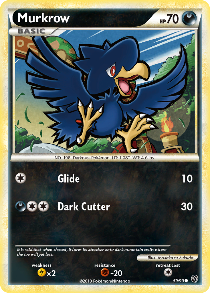 Murkrow (59/90) [HeartGold & SoulSilver: Undaunted] | Game Master's Emporium (The New GME)