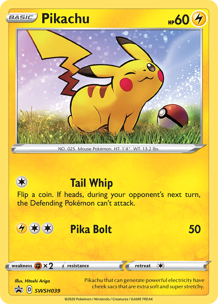 Pikachu (SWSH039) [Sword & Shield: Black Star Promos] | Game Master's Emporium (The New GME)