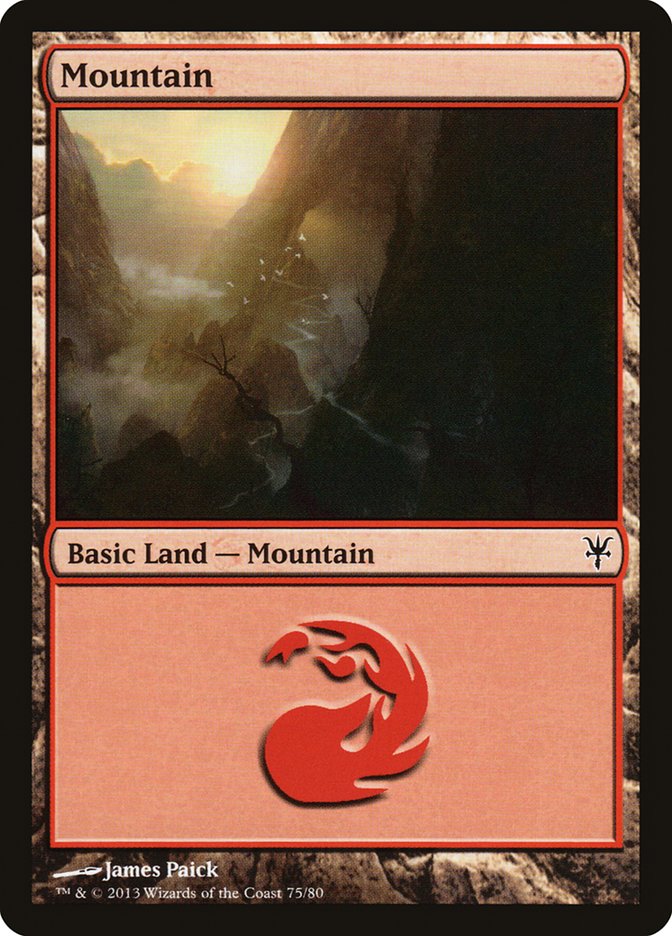 Mountain (75) [Duel Decks: Sorin vs. Tibalt] | Game Master's Emporium (The New GME)