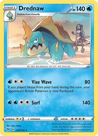 Drednaw (039/185) (Cracked Ice Holo) (Theme Deck Exclusive) [Sword & Shield: Vivid Voltage] | Game Master's Emporium (The New GME)