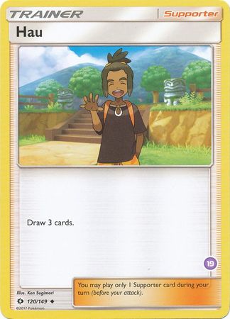 Hau (120/149) (Deck Exclusive #19) [Sun & Moon: Trainer Kit - Alolan Sandslash] | Game Master's Emporium (The New GME)