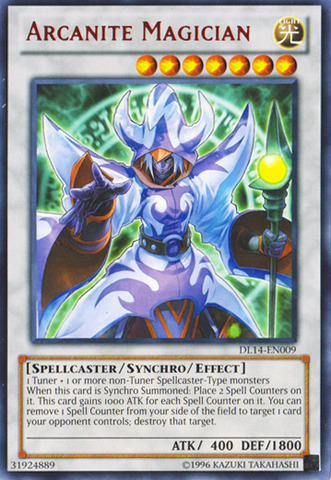 Arcanite Magician (Red) [DL14-EN009] Rare | Game Master's Emporium (The New GME)